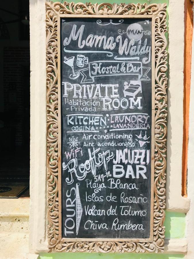 Casa Mama Waldy Hostel Cartagena Eksteriør bilde